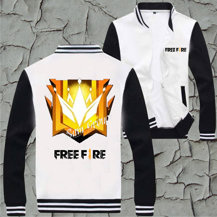 Áo Khoác Free Fire In Logo Rank Đại Kiện Tướng Cực Chất Hot Trend 2020