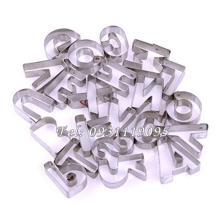 Bộ khuôn 26 chữ cái - Mã số 1137