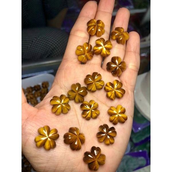 VÒNG TAY CỎ BỐN LÁ VÀNG NÂU