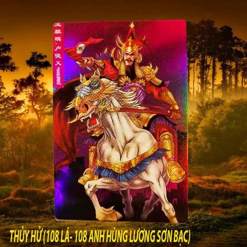 Bộ thẻ bài in hình 108 vị anh hùng lương sơn bạc 3 phiên bản 54 lá khác nhau BÀI SƯU TẦM