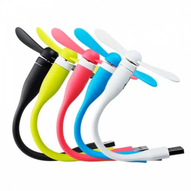 Quạt mini 2 cánh dùng nguồn USB laptop, sạc dự phòng, điện thoại (giao màu ngẫu nhiên) - Hàng chính hãng / Hàng nhập khẩu
