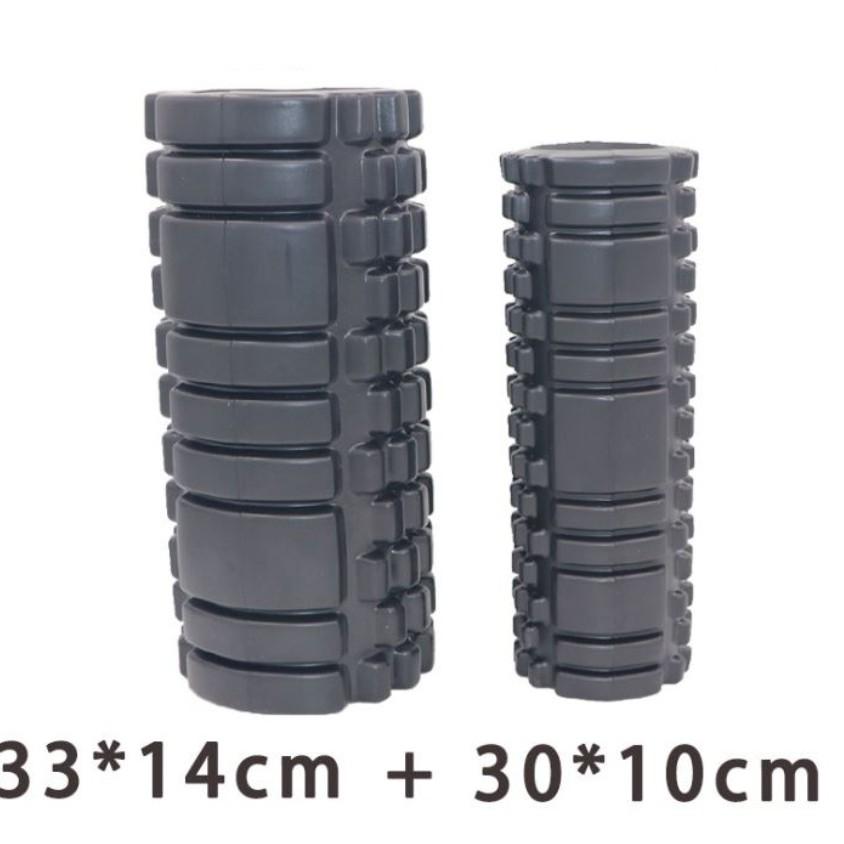 Con Lăn Foam Roller Massage, Dãn Cơ Tập Gym,Yoga Hàng Chuẩn 50mm - LYLYSPORTS - đen