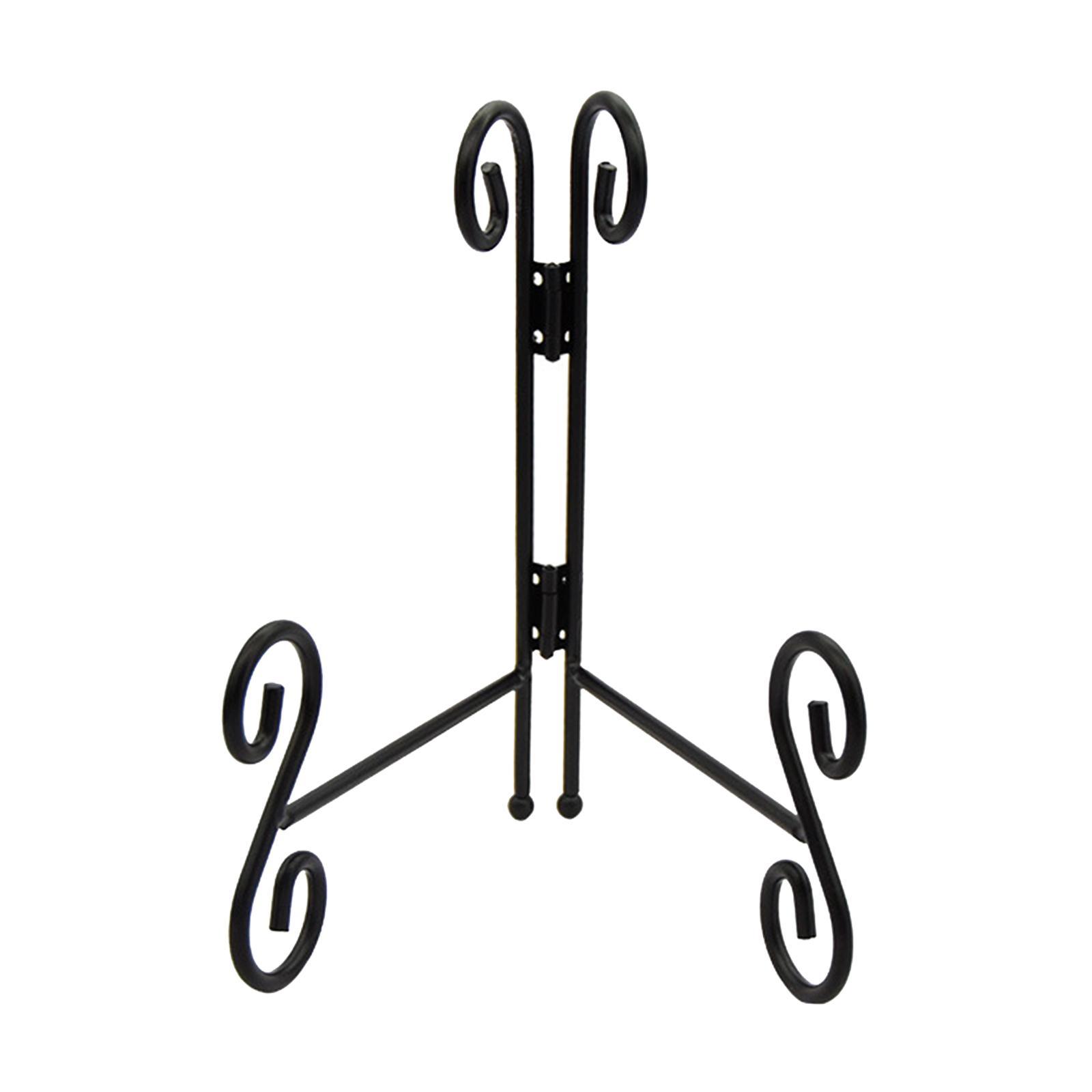 Easels Display Stand, Picture Frame Stand, Art Desktop Photo Dishes Stand, Dish Rack Book Plate Holder for Decorative Plate, Book Artworks Photo