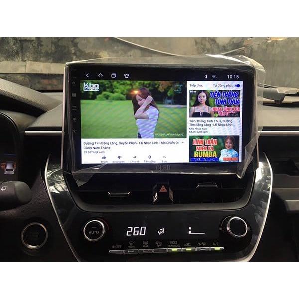 Mặt dưỡng kèm dây nguồn lắp màn android 10inch TOYOTA CROSS 2020-2022