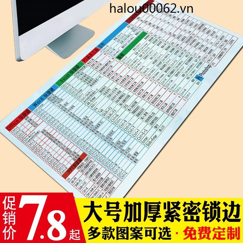 Tấm Lót Chuột Và Bàn Phím Máy Tính ps cad excel Siêu Dày