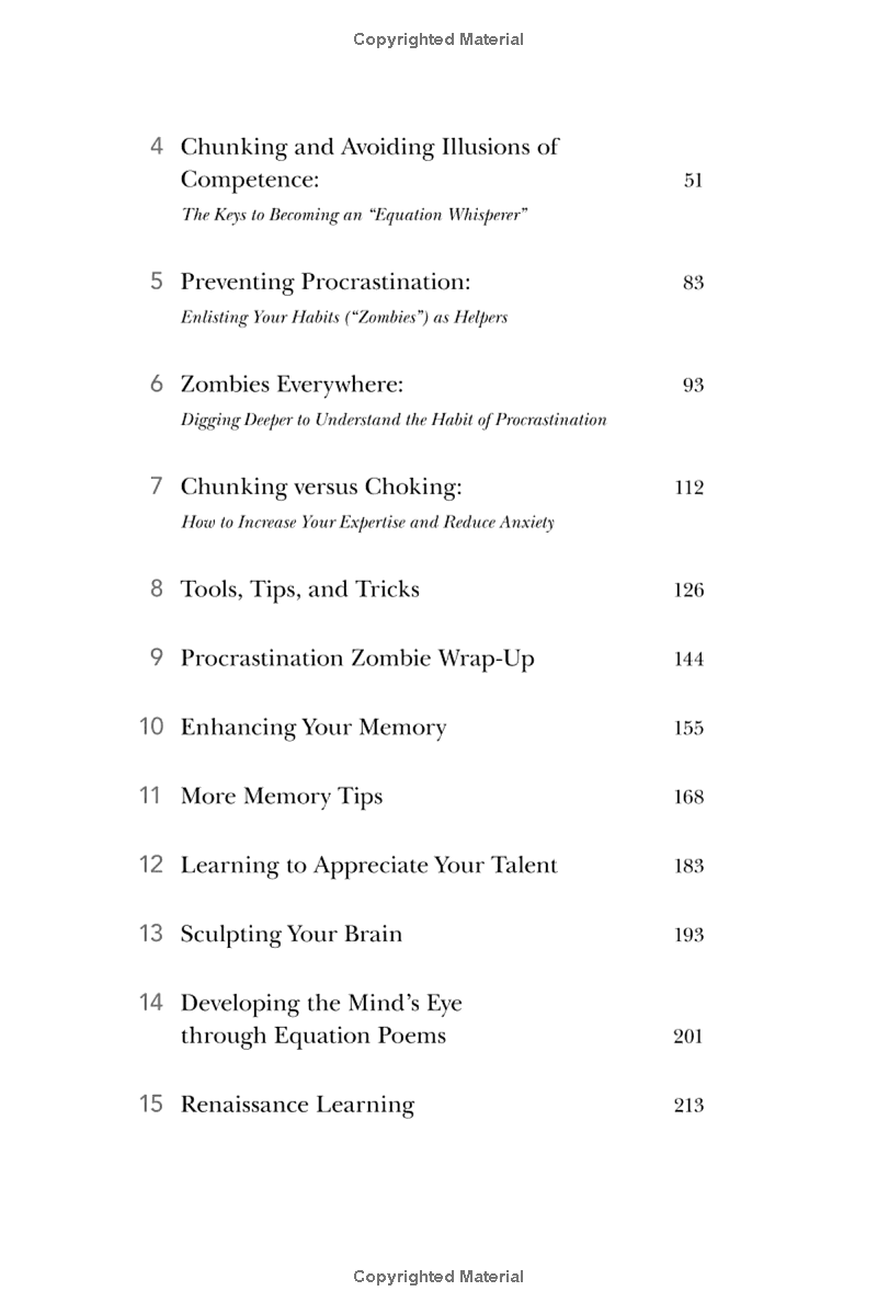 A Mind For Numbers: How To Excel At Math And Science (Even If You Flunked Algebra)