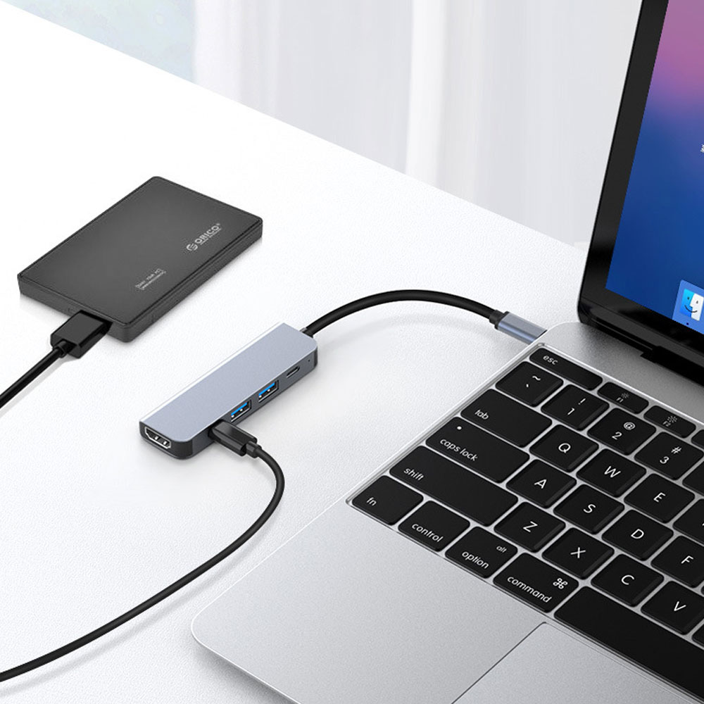 Hub Chuyển Đổi USB TypeC 5 Trong 1 SeaSy, 1 Cổng HDMI 4k, 2 Cổng USB 3.0, 1 Cổng TypeC, 1 Cổng Sạc PD, Kết Nối Với Hầu Hết Các Thiết Bị, Dùng Cho Macbook/Ipad/Surface/Laptop/Điện Thoại – Hàng Chính Hãng