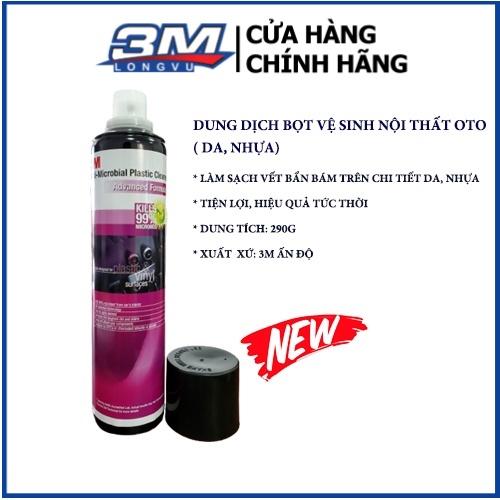 Dung Dịch Bọt Vệ Sinh, Tẩy sạch Nội Thất Oto (Da, nhựa các loại) - 3M Long Vu