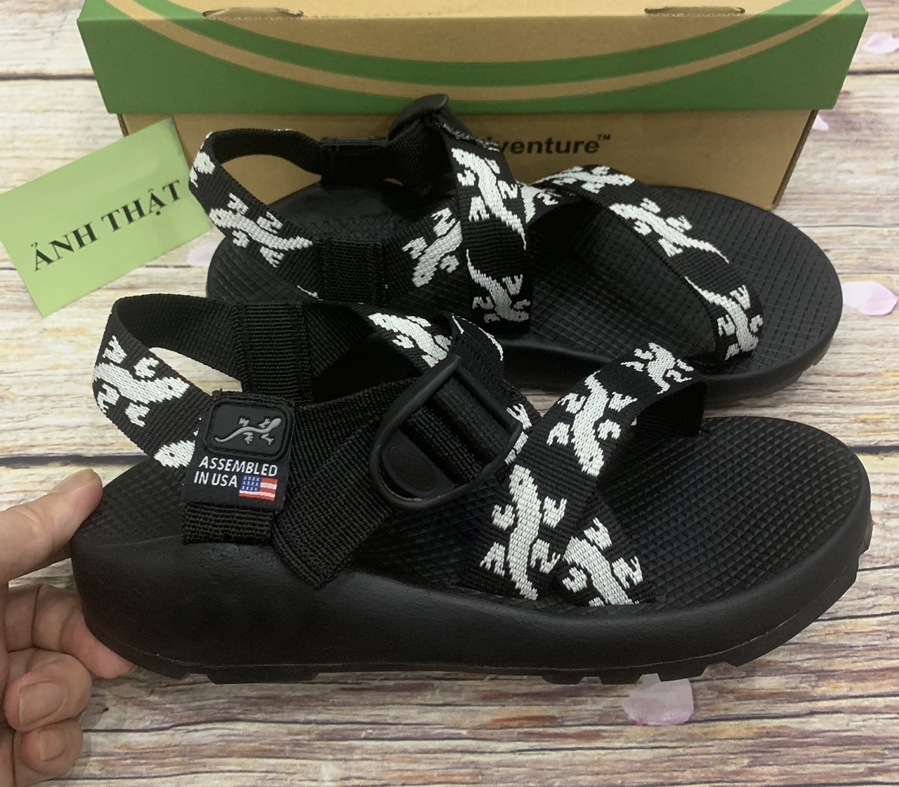 Giày Sandals Nam Quai Dù Kiểu Dáng Hàn Quốc Mã D155