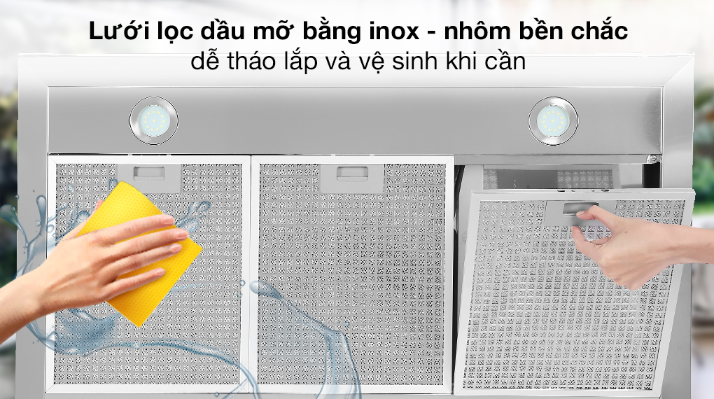 Máy hút mùi Kocher K-225C (90CM) - Hàng Chính Hãng