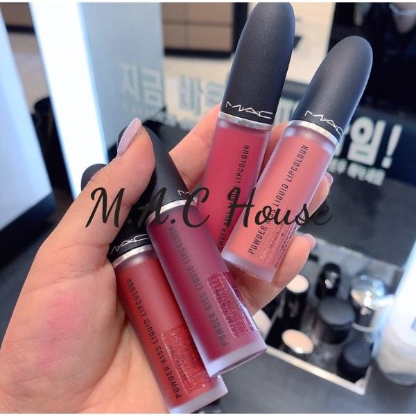 Son Kem MAC 990 Powder Kiss Liquid Lipcolour –  More The Mehr-ier Màu Hồng Đất