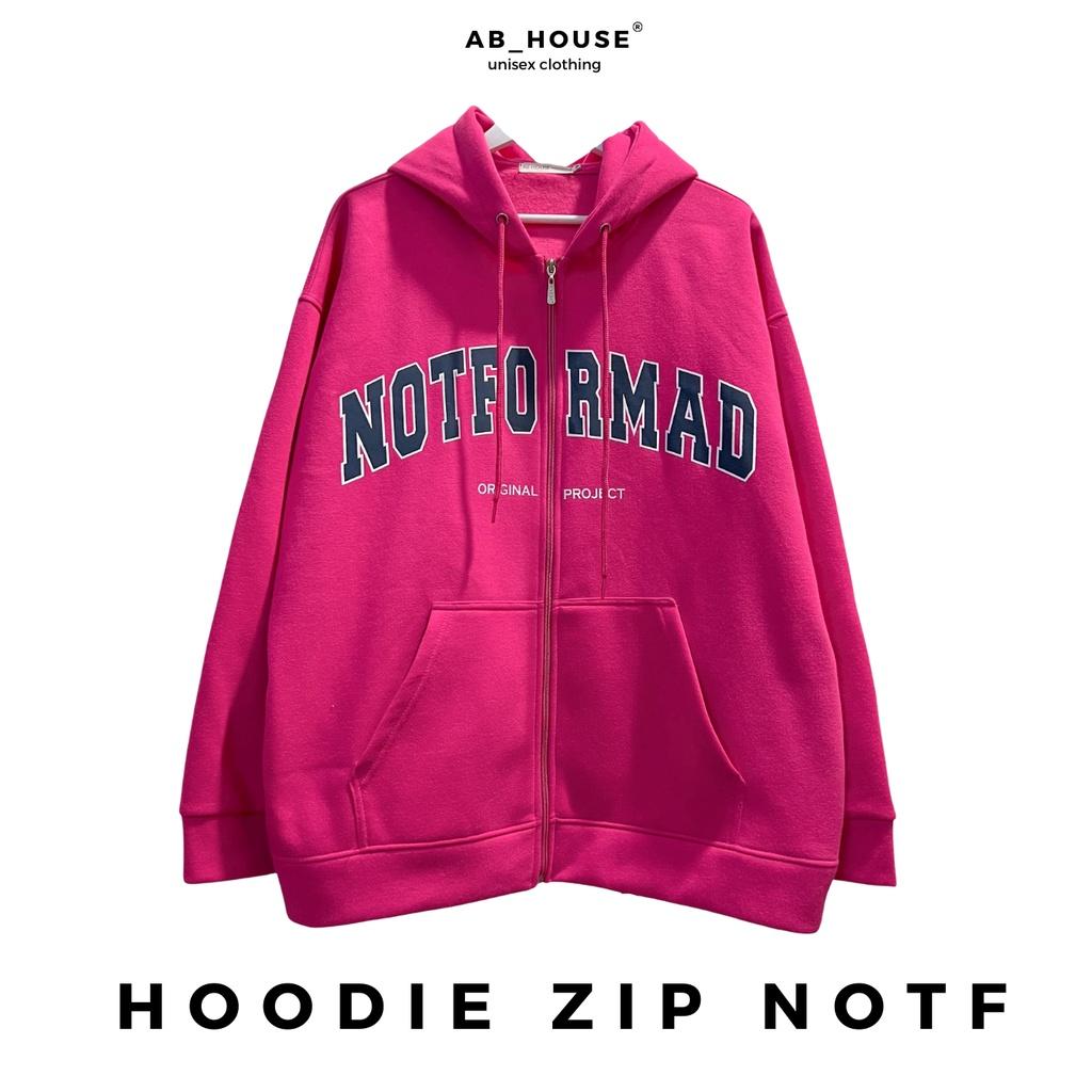Áo khoác nỉ bông Hoodie zip Notf nam nữ Unisex ( Ảnh Thật/ Có Sẵn) Vuasivuare