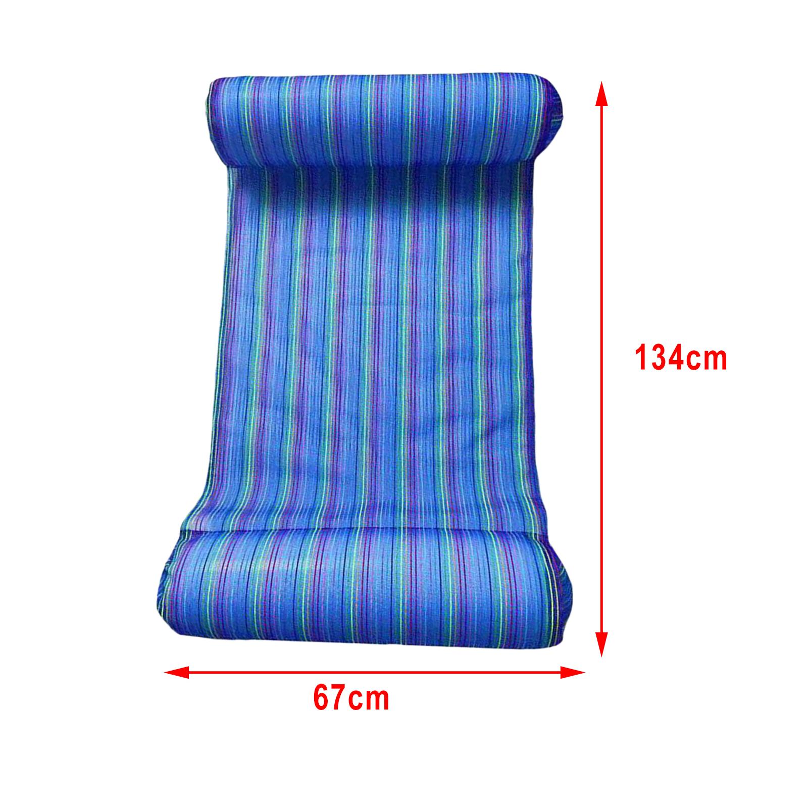 Water Hammock Pool Floating Chair Party Travel Lounge Bed Fun Toy Blue