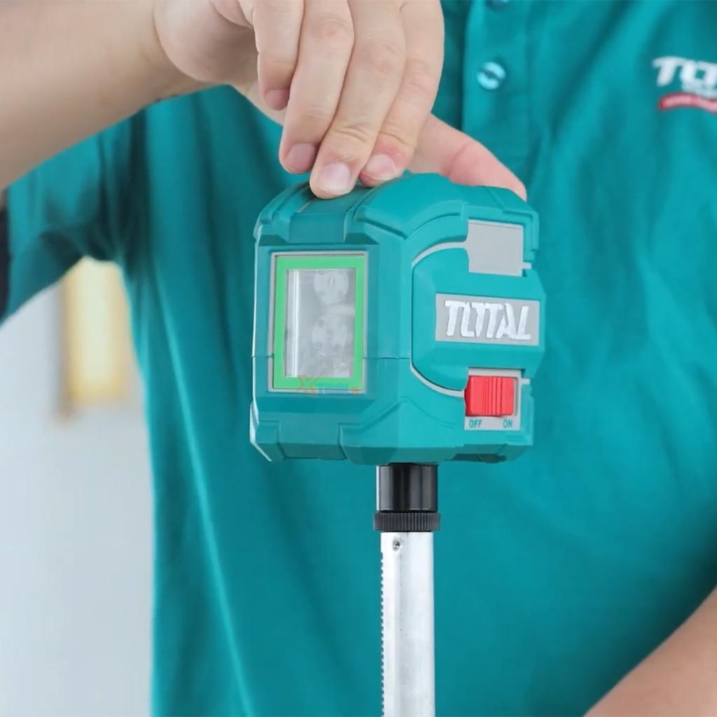 MÁY ĐO MỨC CÂN BẰNG TIA LASER XANH 1.5V TOTAL TLL156601 - HÀNG CHÍNH HÃNG