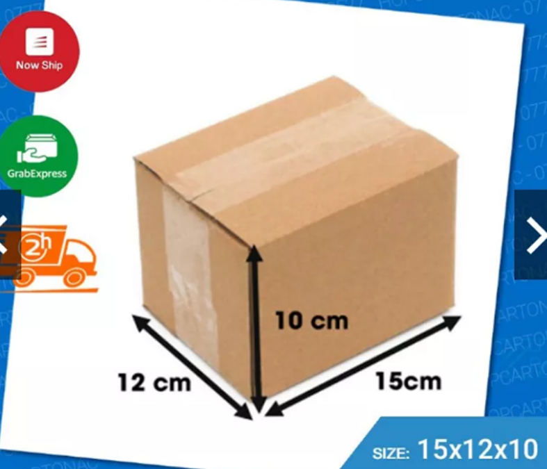 Combo 50 hộp carton Juno Sofa KT 15x12x10cm - Hộp carton đóng hàng