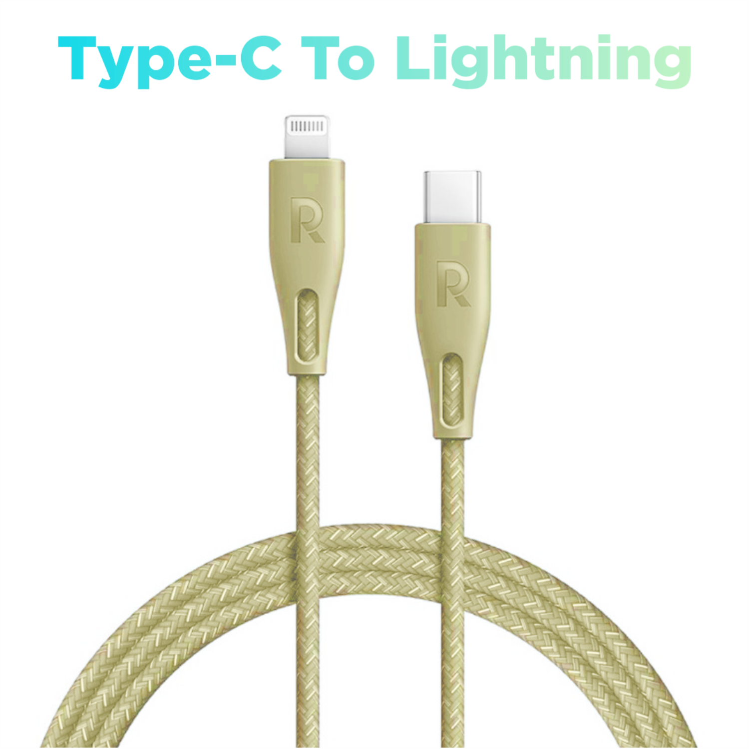 Dây Cáp Sạc Lightning Cho iPhone, iPad Chuẩn MFI Type C To Lightning - RP-CB1005 Dài 2m - Hàng Phân Phối Chính Hãng