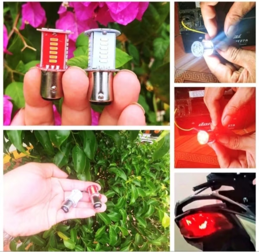 1 BÓNG ĐÈN LED SHTOP HẬU XE MÁY ÔTÔ NHẤP NHÁY CHẠY ĐUỔI AUDI CỰC ĐẸP