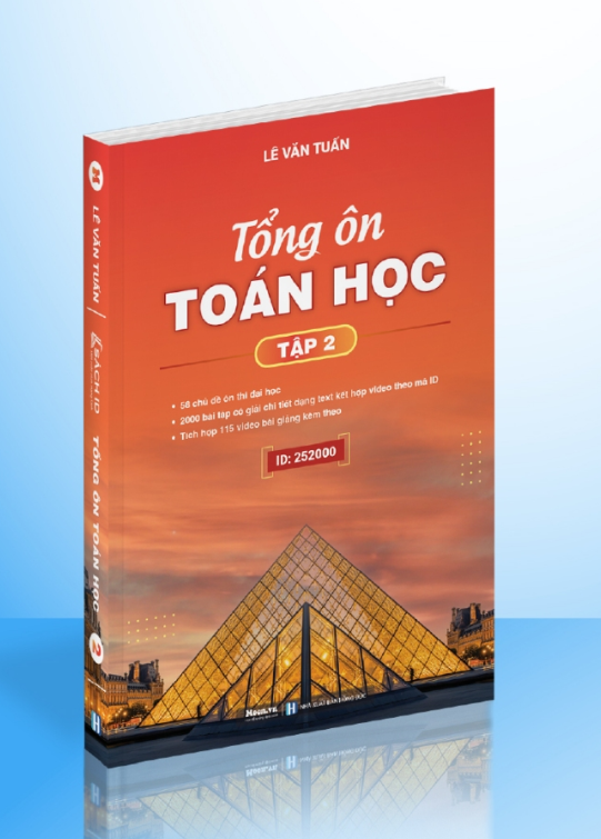 Sách ID tổng ôn toán học lớp 12 tự học luyện thi thpt quốc gia môn toán moonbook 2023.