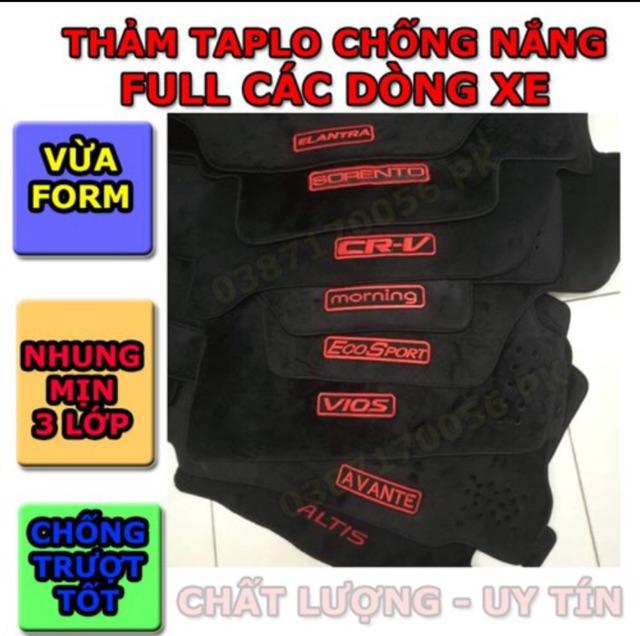 THẢM CHỐNG NÓNG TAPLO NHUNG MỊN 3 LỚP XE HUYNHDAI GETZ - CÁC ĐỜI XE_ NANOPK