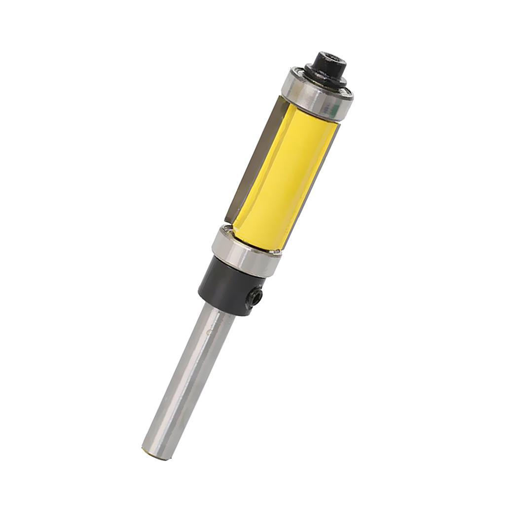 1/4'' Shank Top & Bottom Bearing Flush Trim Router Bit For Woodworking