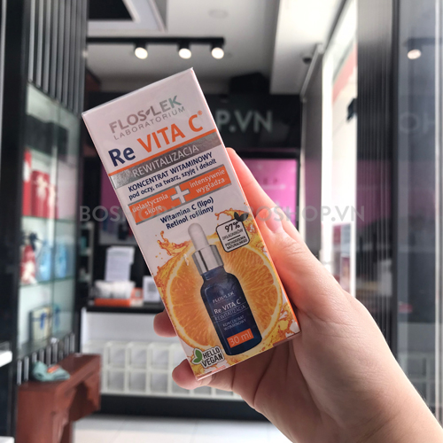 Serum Dưỡng Sáng, Trẻ Hóa Da Floslek Re Vita C Rewitalizacja 30ml