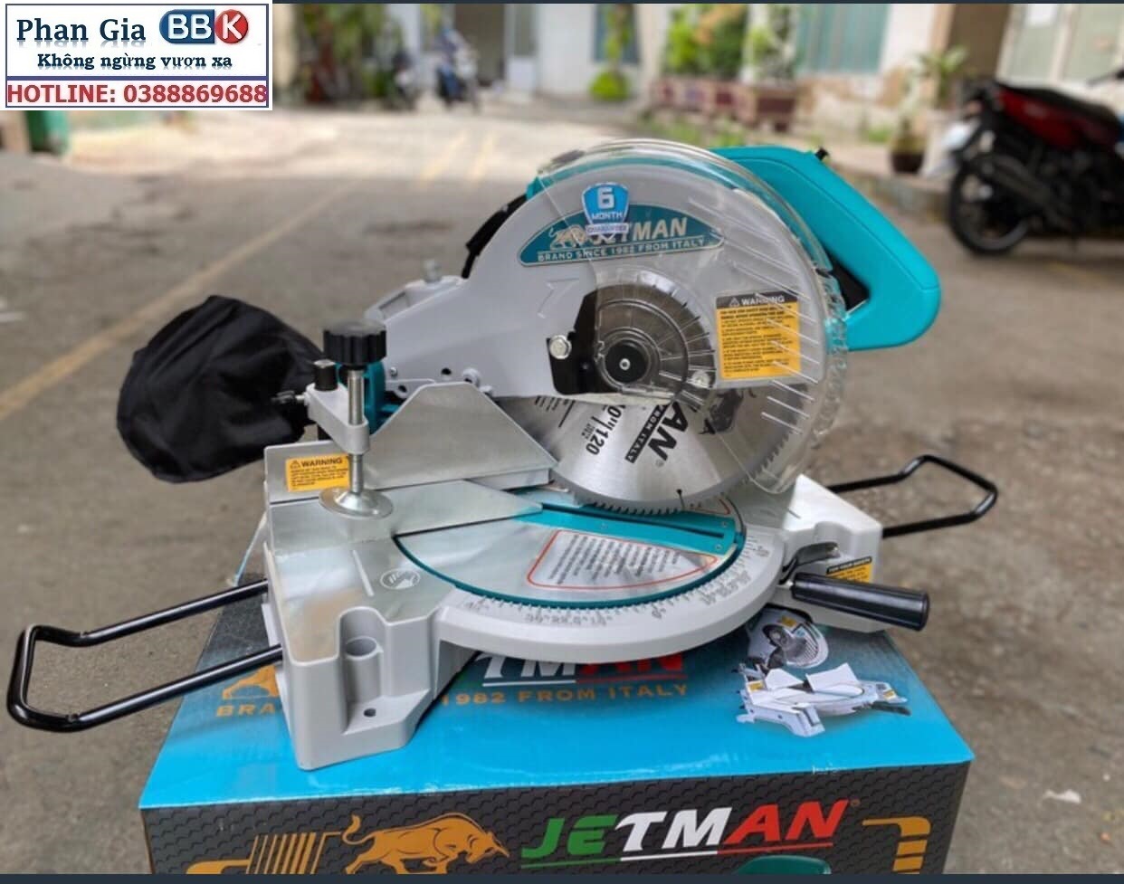 Máy Cắt Nhôm Trực Tiếp JETMAN 255mm 1800W Chính Hãng - Bảo Hành 1 Năm