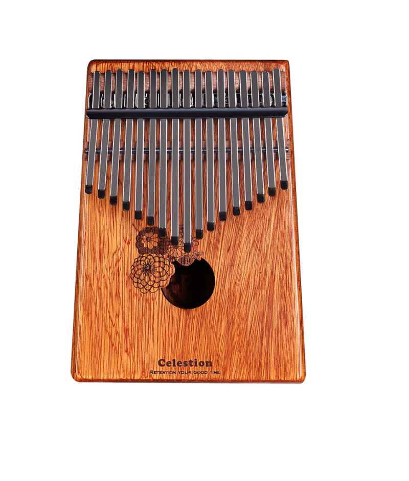 Đàn kalimba 17 phím chính hãng âm thanh tựa đàn piano đàn hạc không tịt nốt sử dụng bằng ngón tay cái tặng Hướng dẫn sử dụng TONIC KALIMBA -M18