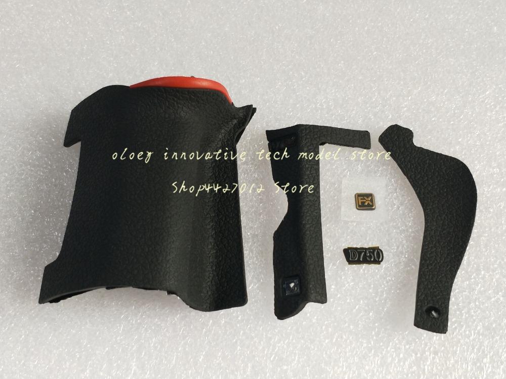 Tay Cầm Mới Vỏ Bọc Cao Su Bên Bộ Cho Nikon D750 D750 LOGO FX Phần Cao Su Máy Ảnh Bó: Bundle4