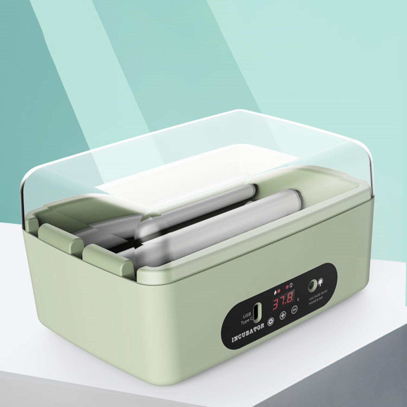 Egg Incubator Manual Egg Turner Temperature Control with Light for Duck Square