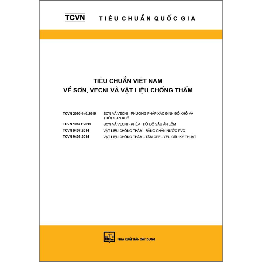 Tiêu chuẩn Việt nam về Sơn, vecni và vật liệu chống thâm