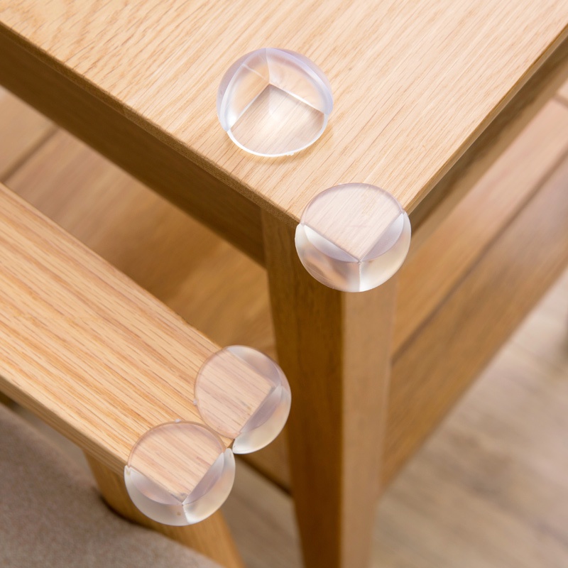 Set 12 miếng silicon bọc cạnh góc bàn bảo vệ bé không bị thương khi va đập