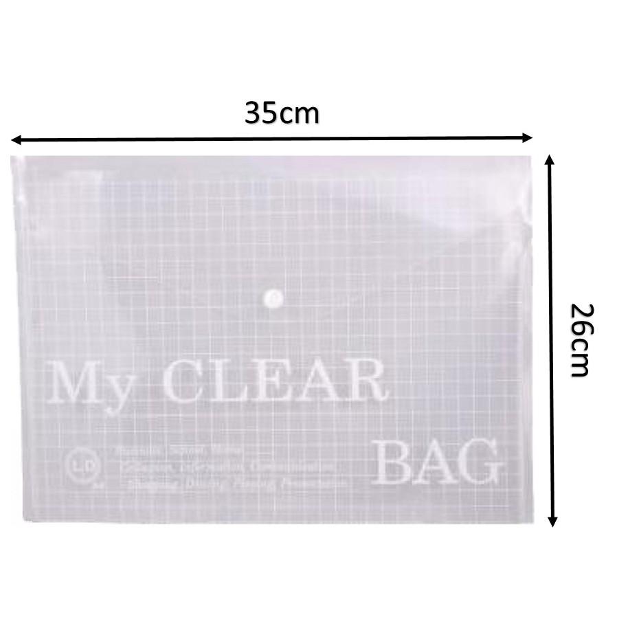 Bìa nút My Clear A4 &amp; F4 1 cái