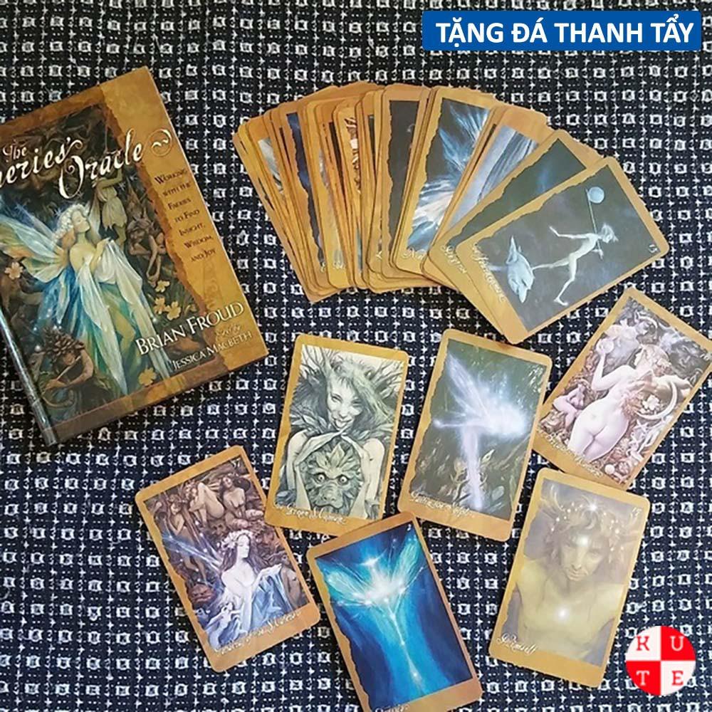 Bài Oracle The Faeries 66 Lá Bài Tặng Đá Thanh Tẩy