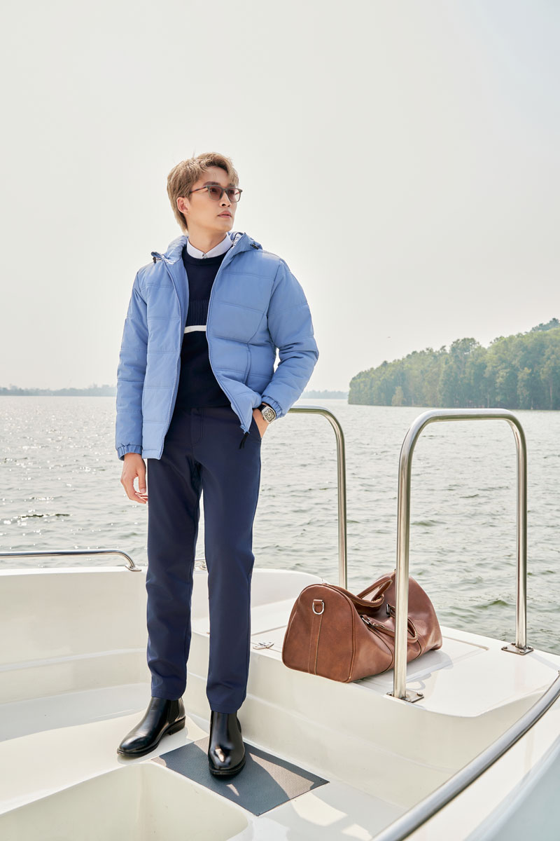 Áo Khoác Phao Nam 5S FASHION, Chần Bông Siêu Ấm, Dày Dặn, Cản Gió, Trượt Nước (APH24062)