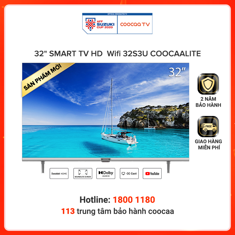 Smart Tivi Coocaa HD 32 inch 32S3U