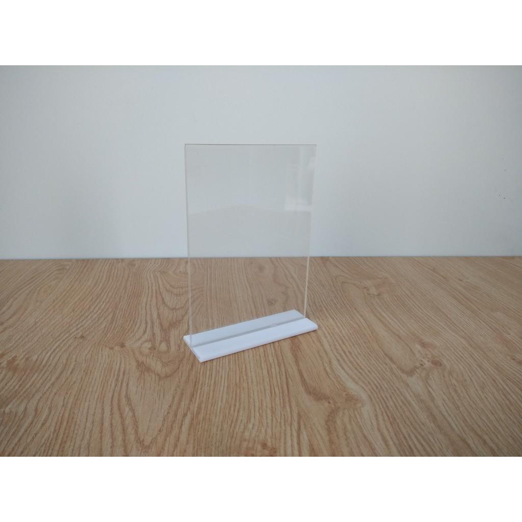 MENU MICA A5 15x21cm ĐẾ LÙA , Ngang và Dọc, Đủ màu