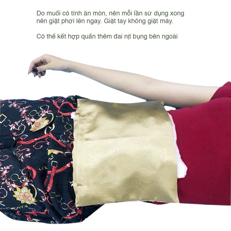 Túi đựng muối chườm bụng