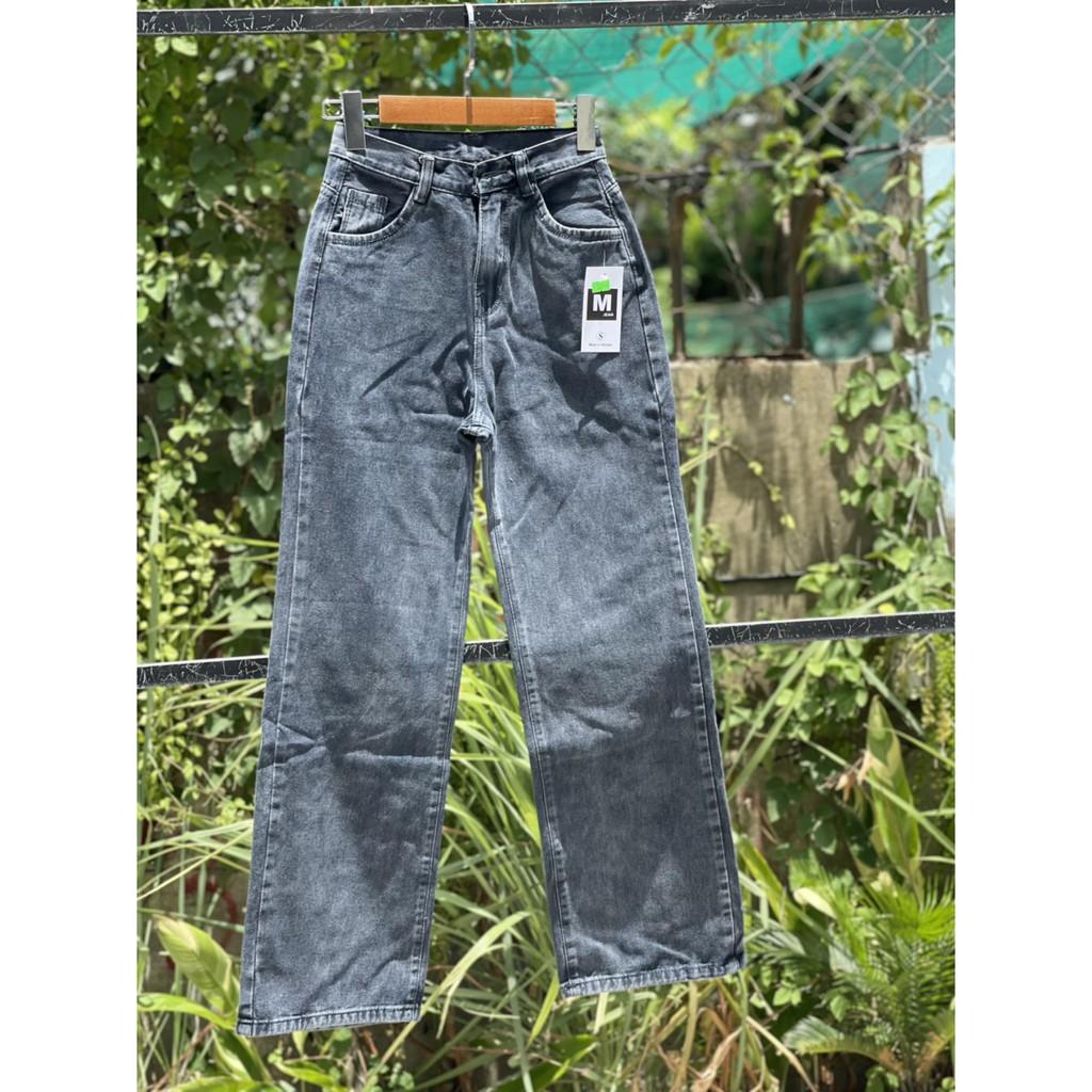 Quần jean ống suông màu xám - HOT- chuẩn dáng 231 XÁM
