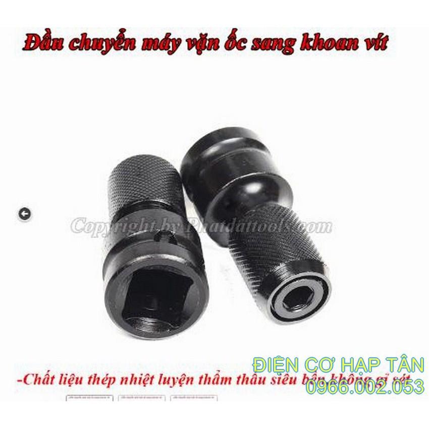 ĐẦU CHUYỂN  BULONG 1/2 SANG BẮT VÍT LỤC GIÁC 6MM