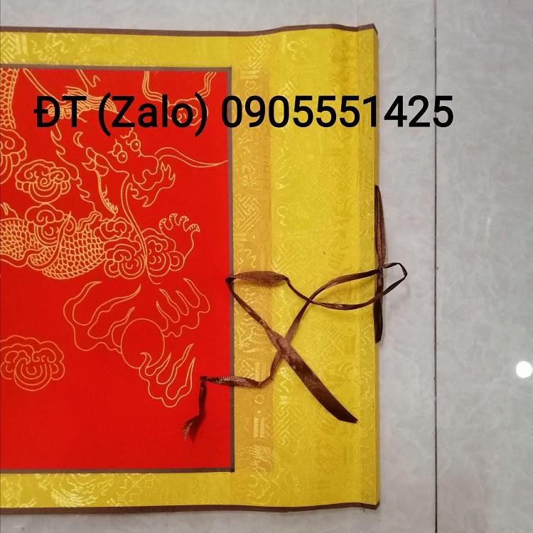 Bộ 5 tấm biểu lụa thư pháp /Giấy viết thư pháp liễn bồi lụa