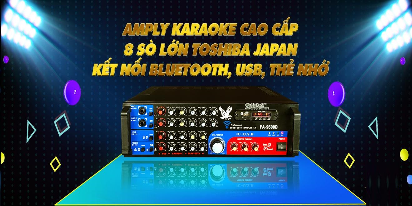 Hình ảnh Amply USB Bluetooth Karaoke nghe nhạc Cali.D&Y PA-9500D - hàng chính hãng