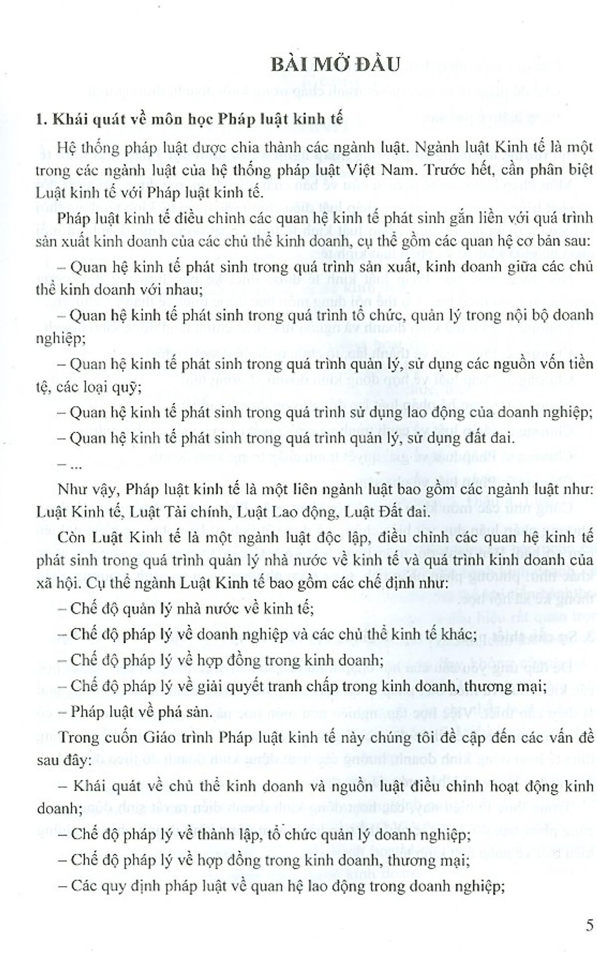 Giáo Trình Pháp Luật Kinh Tế (Dành Cho Sinh Viên Các Trường Đại Học, Cao Đẳng Khối Kinh Tế)