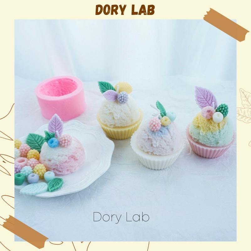 Nến Thơm Handmade Bánh Cupcake Mix Topping, Phụ Kiện Trang Trí, Quà Tặng - Dory Lab