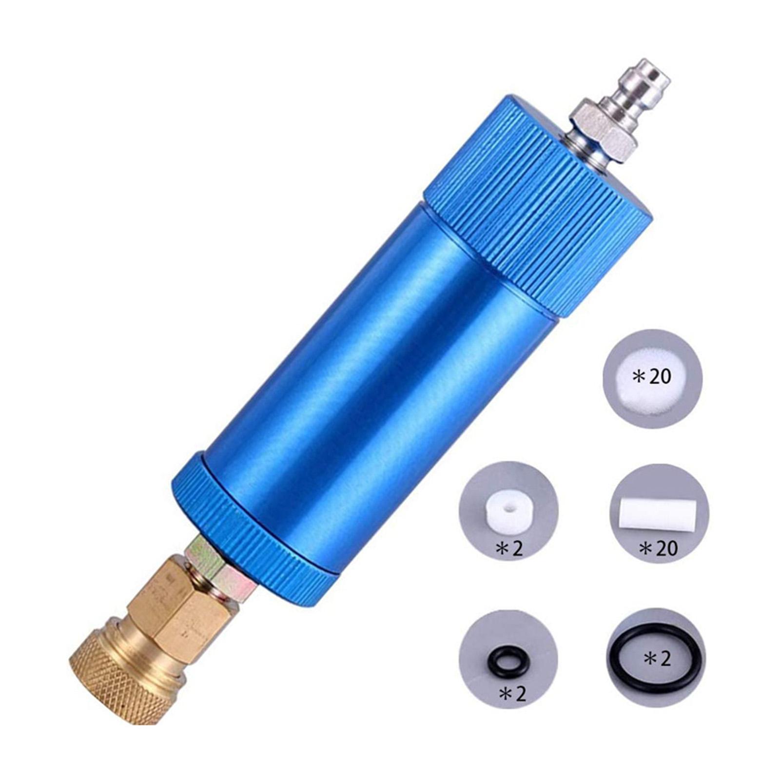 Oil Water Separator with 8mm & M10 Thread Water-Oil Separator for Hand Pump Air Filter