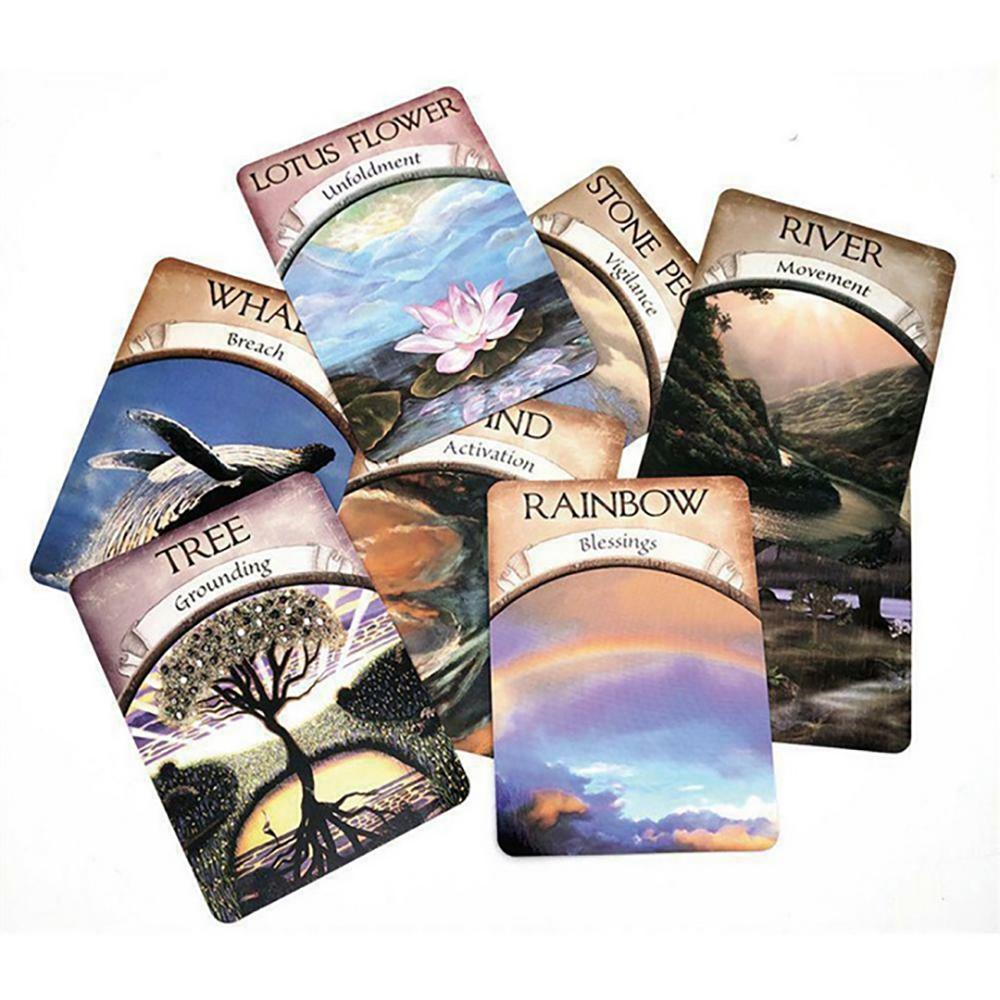 Bộ Bài Oracle Earth Magic 48 Lá Bài Tặng File Tiếng Anh Và Đá Thanh Tẩy