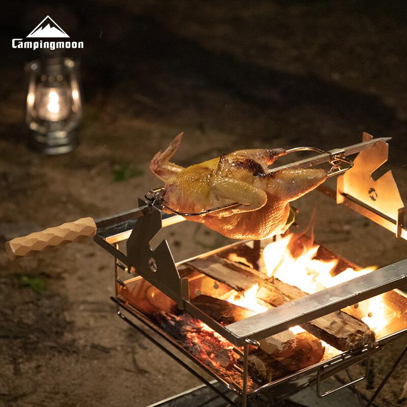 Giá đỡ quay gà BBQ Campingmoon MK-60