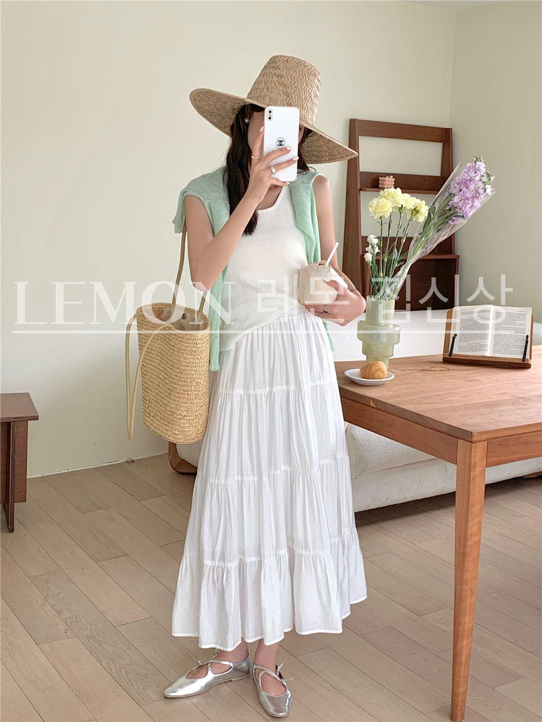 TOBE1SHOP Váy dài chữ A kiểu Pháp, váy dài, váy gió, váy dài, váy rộng, váy nửa người.