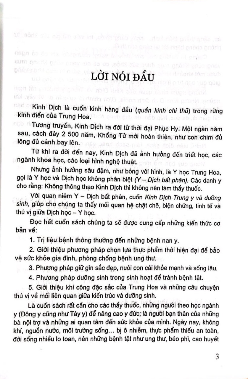 Kinh Dịch Trung Y Dưỡng Sinh Hiện Đại