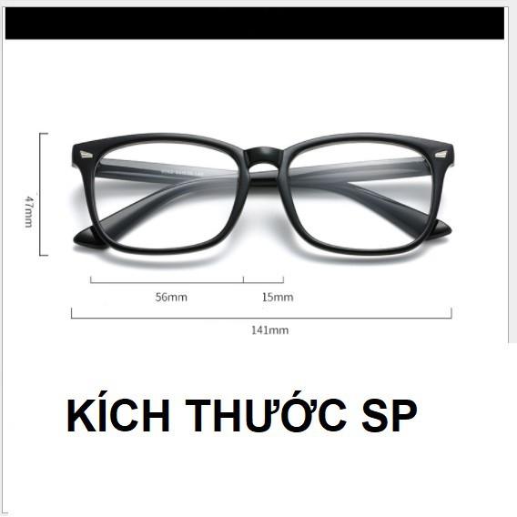 Kính lão thị viễn thị trung niên cho cả nam và nữ hàng sẵn độ từ +100 ĐẾN +400 khung to vuông KVT24UNIQUI