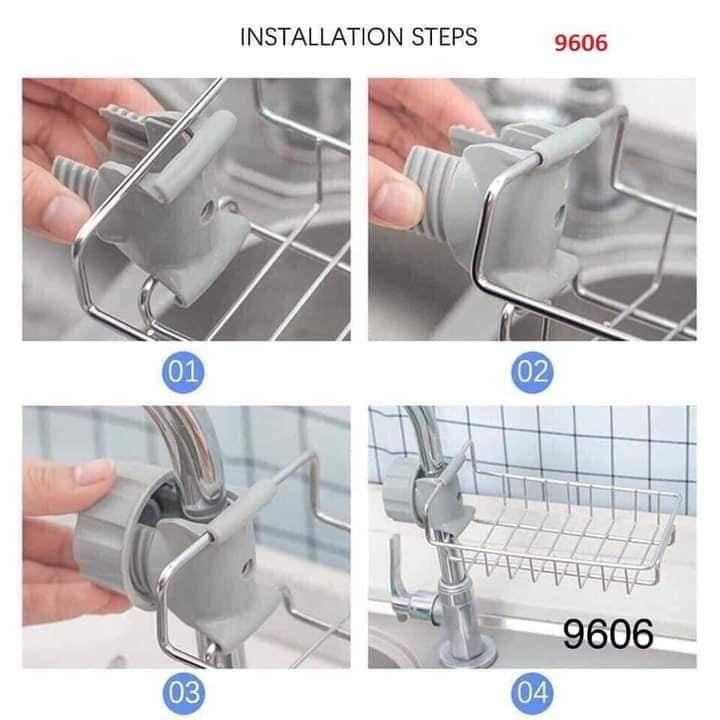 Giá cài để xà phòng inox